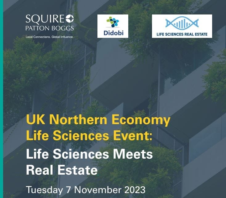 Networking event in Leeds, organized by Life Sciences Real Estate